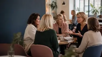 Ženy na podnikatelském networkingu během živého workshopu Networking bez křeče